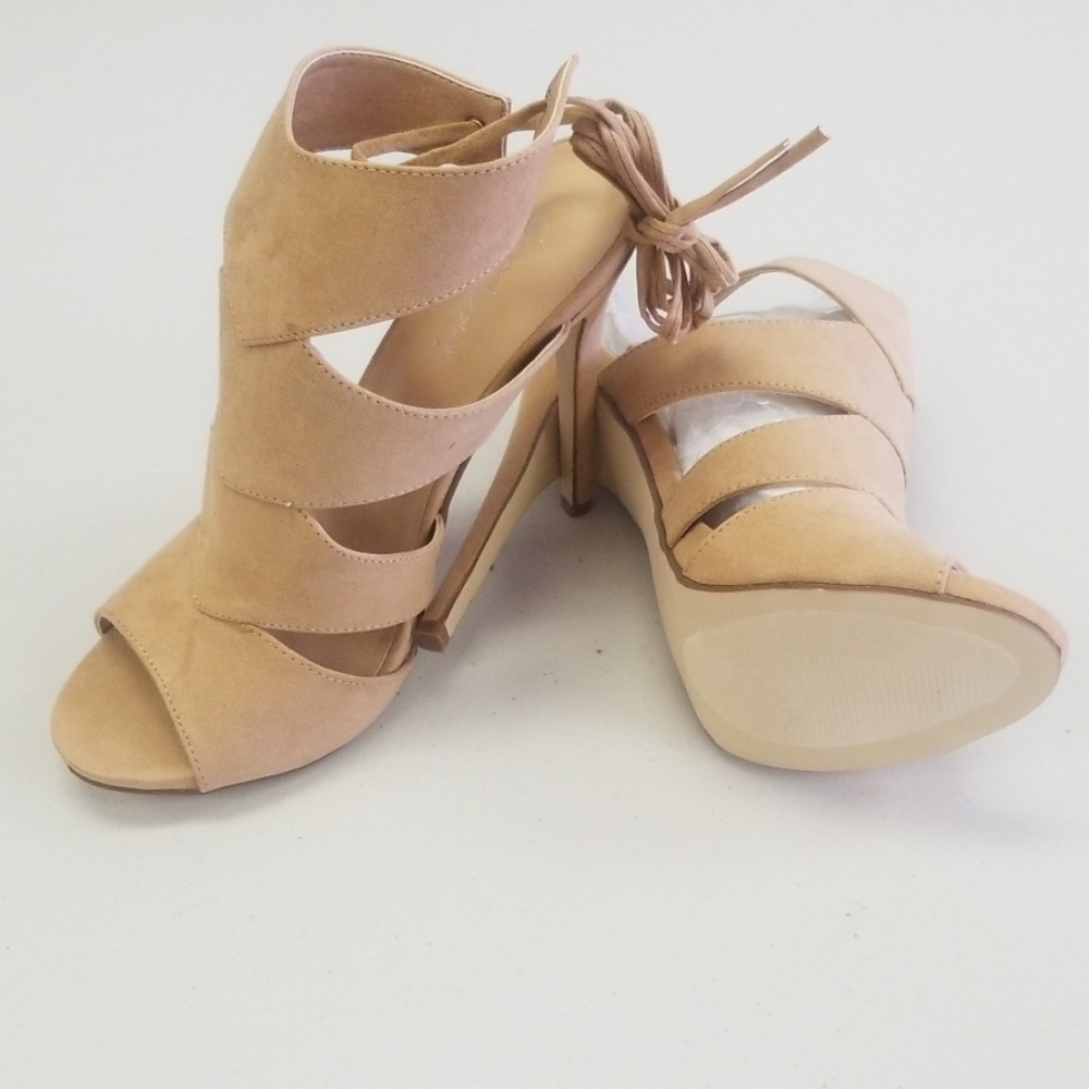Tan Heel Sandals